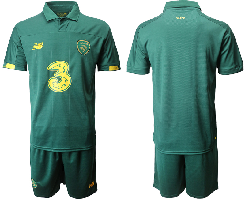 Men's Ireland Republic National Team Custom Green Home Soccer Jersey Suit